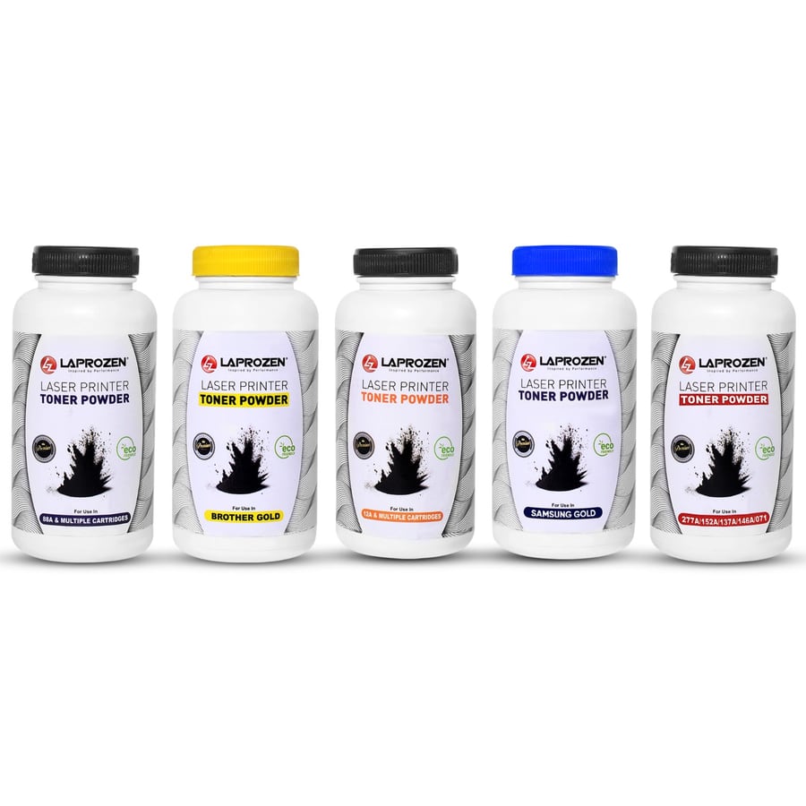 Laprozen laser printer toner powder bottles