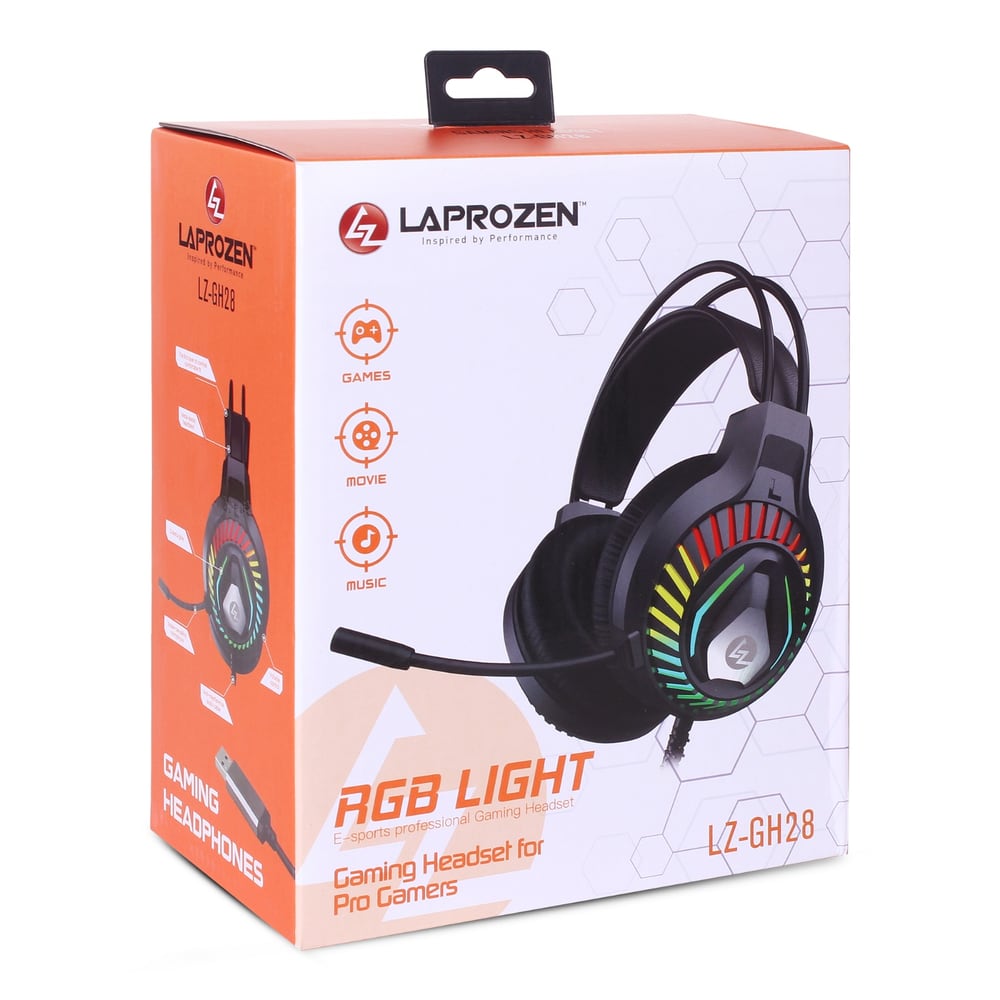 LZ-GH28 gaming headset retail pack