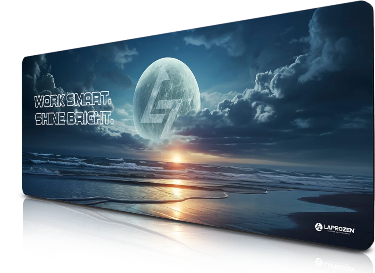 Gaming mouse pad, night sky design