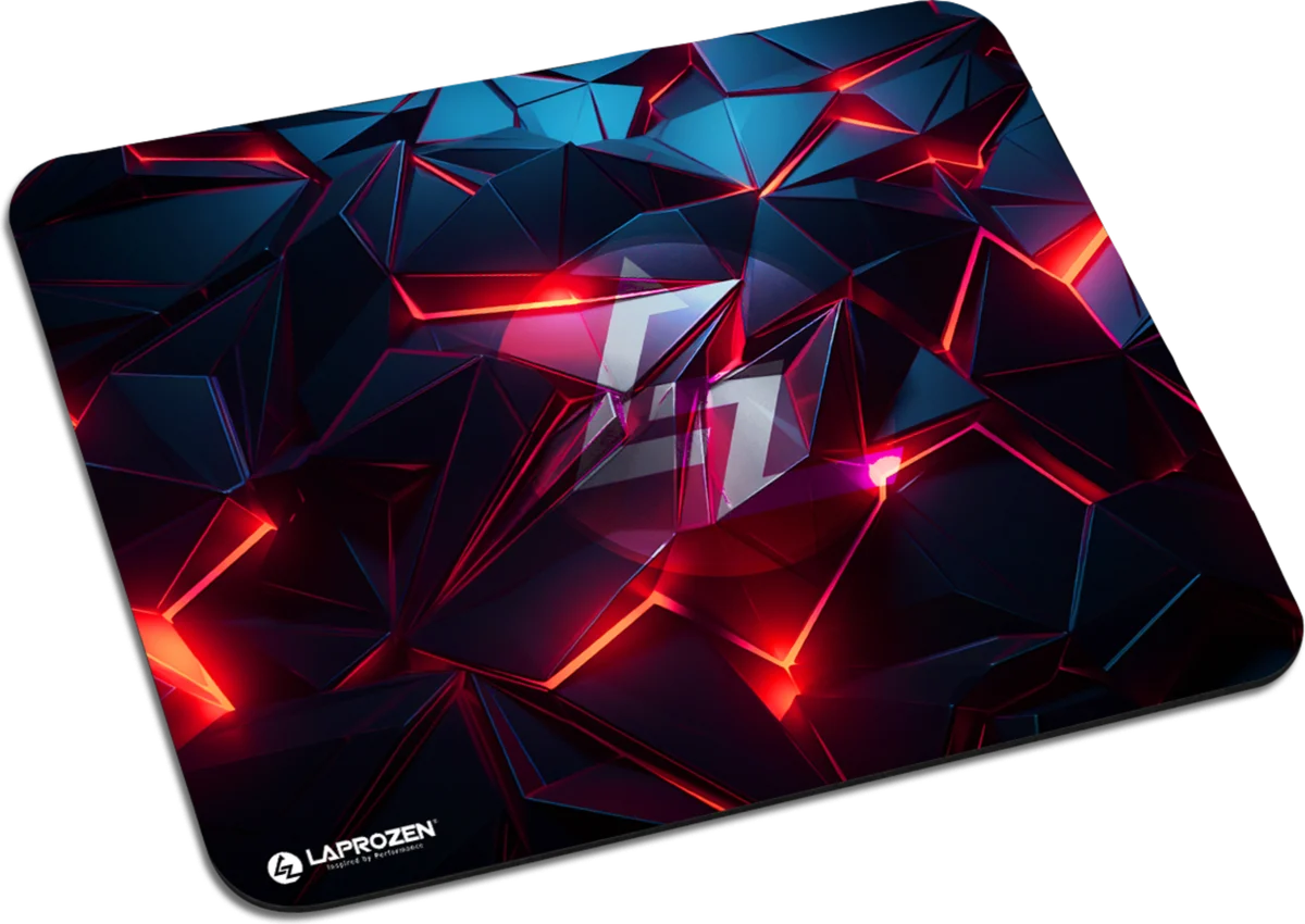 Compact mouse pad, geometric design